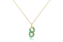 Load image into Gallery viewer, Gold & Diamond Cuban Necklace