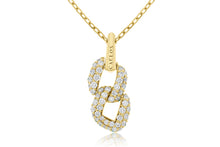 Load image into Gallery viewer, Gold & Diamond Cuban Necklace