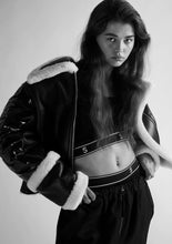 Load image into Gallery viewer, Shearling Puffer Jacket