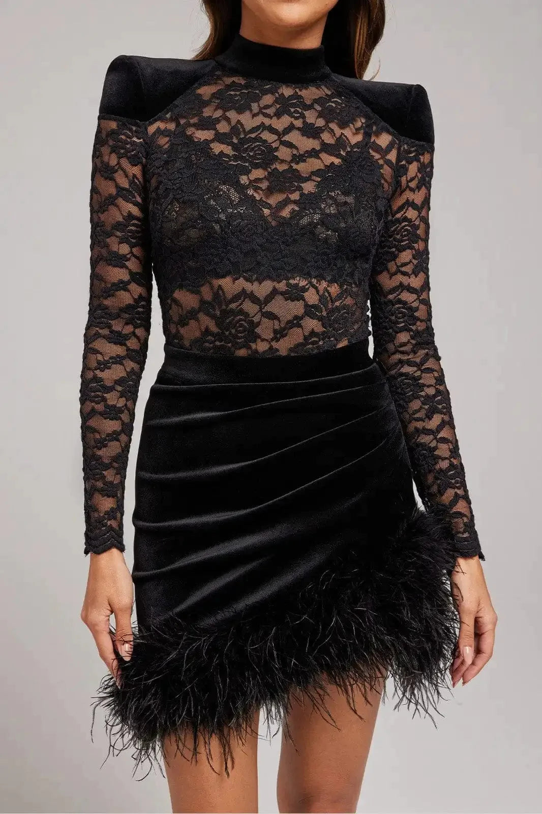 mulwala mini dress in black zhivago Anna Ankara Mini Dress