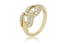 Load image into Gallery viewer, Gold &amp; Diamond Cuban Ring
