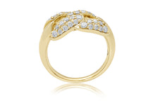 Load image into Gallery viewer, Gold &amp; Diamond Cuban Ring
